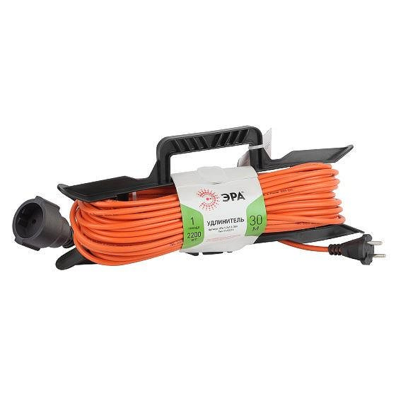 Удлинитель Эра UFx-1-2 Б0043041 цвет оранжевый