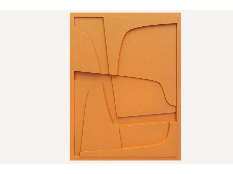 Картина Рельеф Оранжевый 45x60